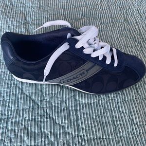 Coach Sneaker - A1401 Meredith, Navy, Size 7.5. (US) M width - Women